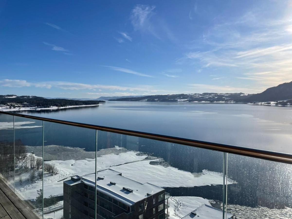 Mjos Tower Suite - Lovely Lake View Brumunddal 外观 照片