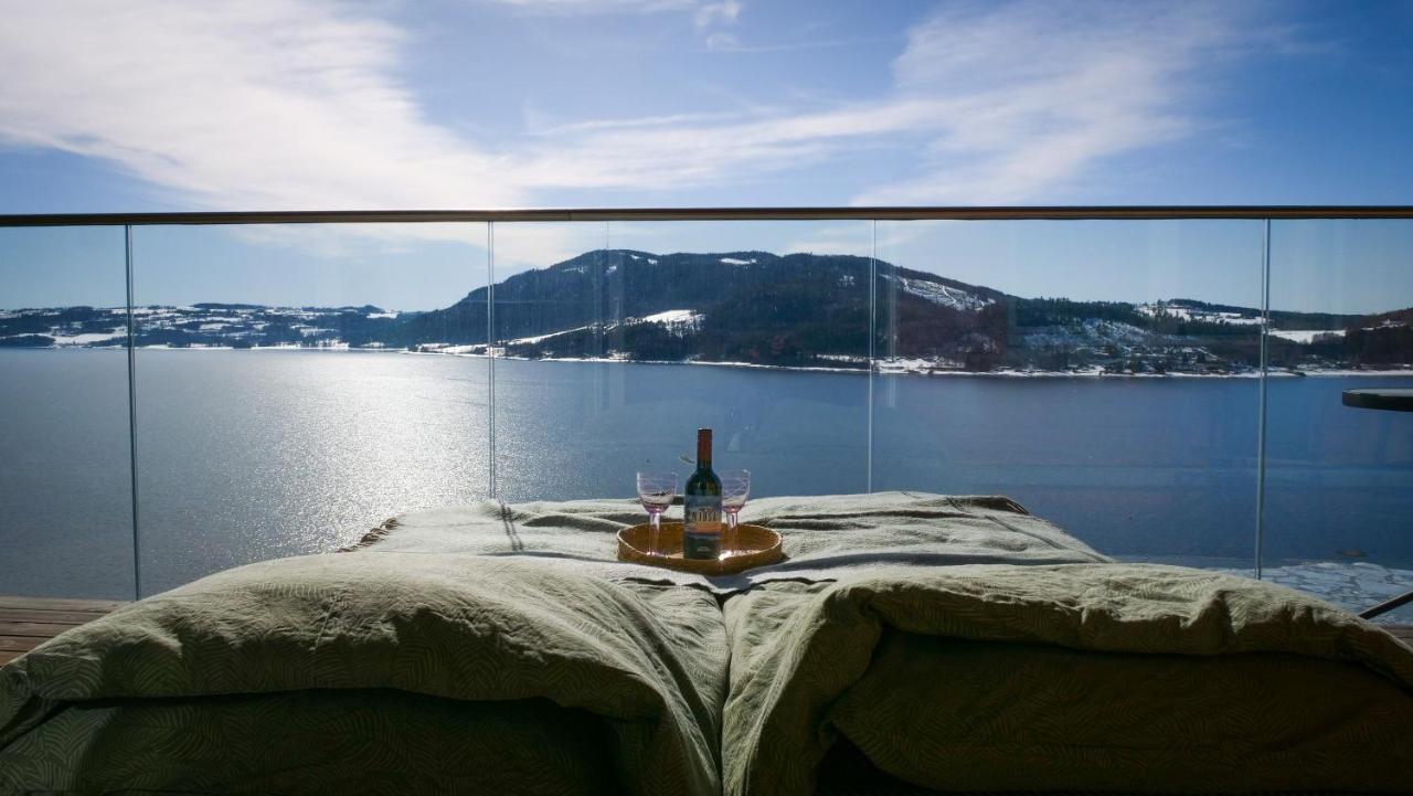 Mjos Tower Suite - Lovely Lake View Brumunddal 外观 照片