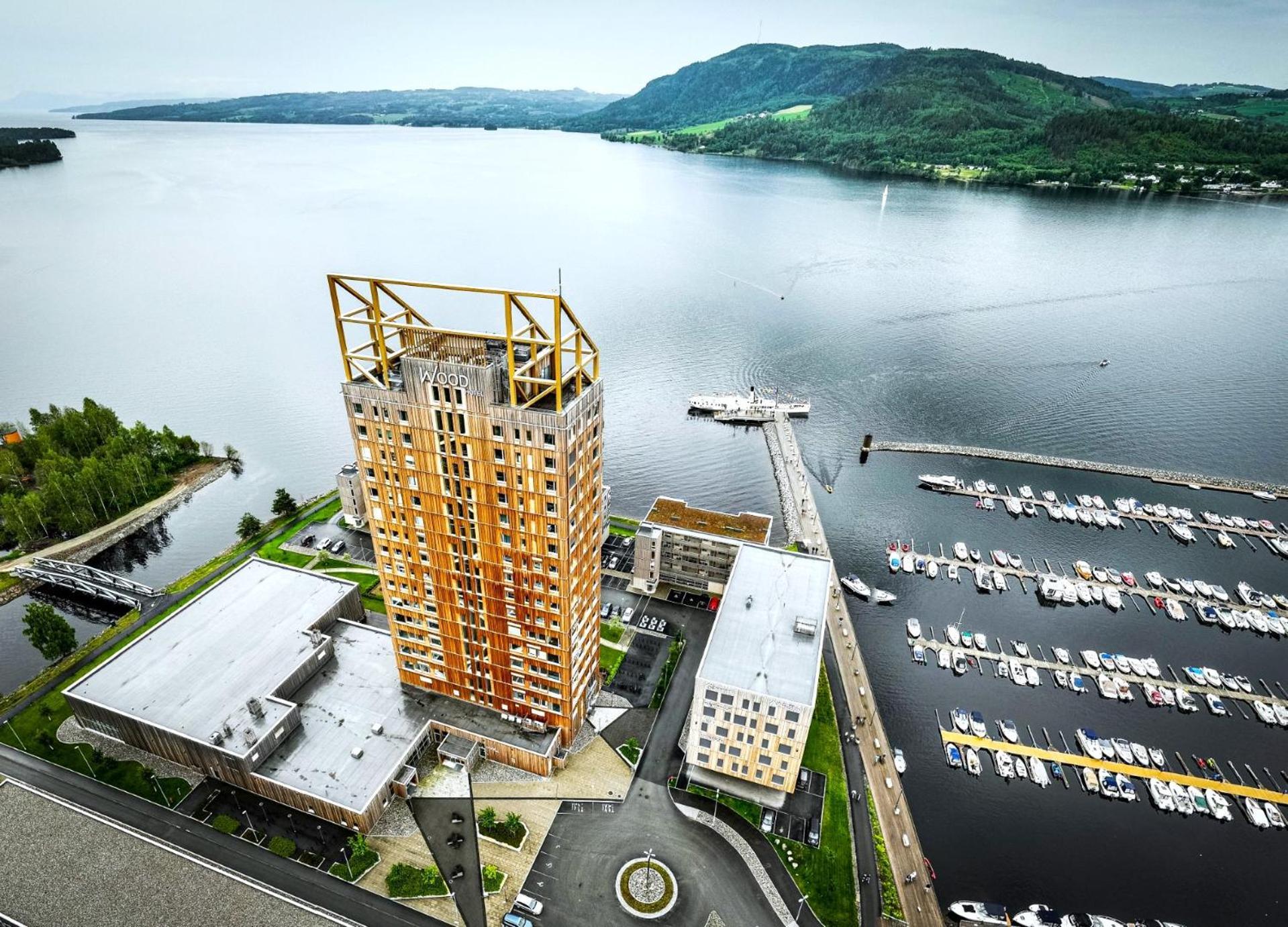 Mjos Tower Suite - Lovely Lake View Brumunddal 外观 照片